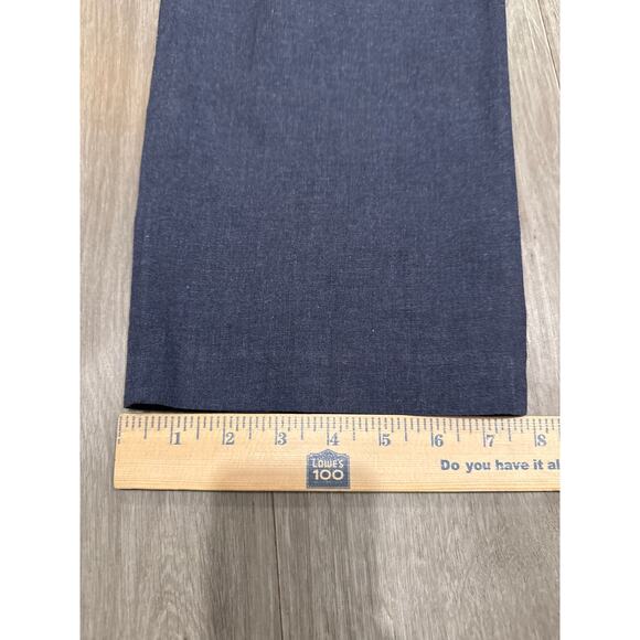 J. Crew Thompson Blue Tapered Dress Pants Men's 36x32 100% Cotton - Picture 4 of 7